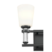 Kichler 55146BK Two Light Bath, Black (3)