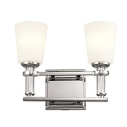 Kichler 55146PN Two Light Bath, Polished Nickel (3)