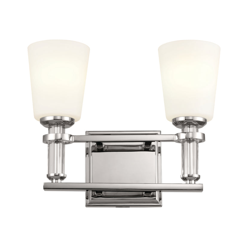 Kichler 55146PN Two Light Bath, Polished Nickel (3)