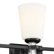 Kichler 55147BK Three Light Bath, Black (2)