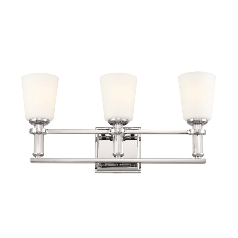 Kichler 55147PN Three Light Bath, Polished Nickel (3)
