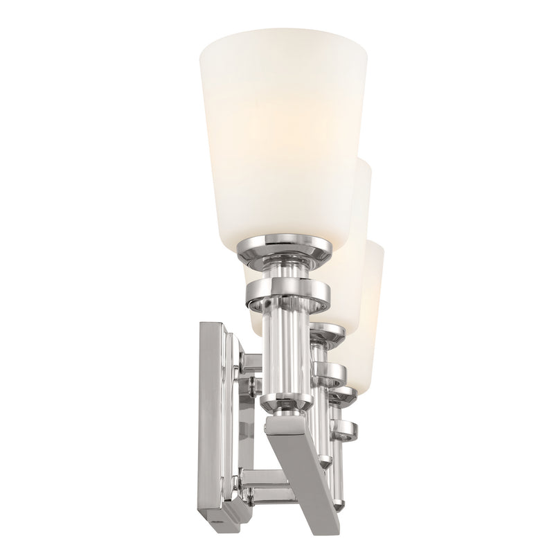 Kichler 55147PN Three Light Bath, Polished Nickel (4)