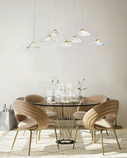 George Kovacs P5402-718-L Sneer LED Pendant, Coal And Sun Gold Alternate Image.jpg