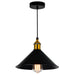 CWI Lighting 9605P8-1-101-B Brave One Light Mini Pendant Black Alt 1.jpg