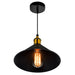 CWI Lighting 9605P8-1-101-B Brave One Light Mini Pendant Black Alt 2.jpg