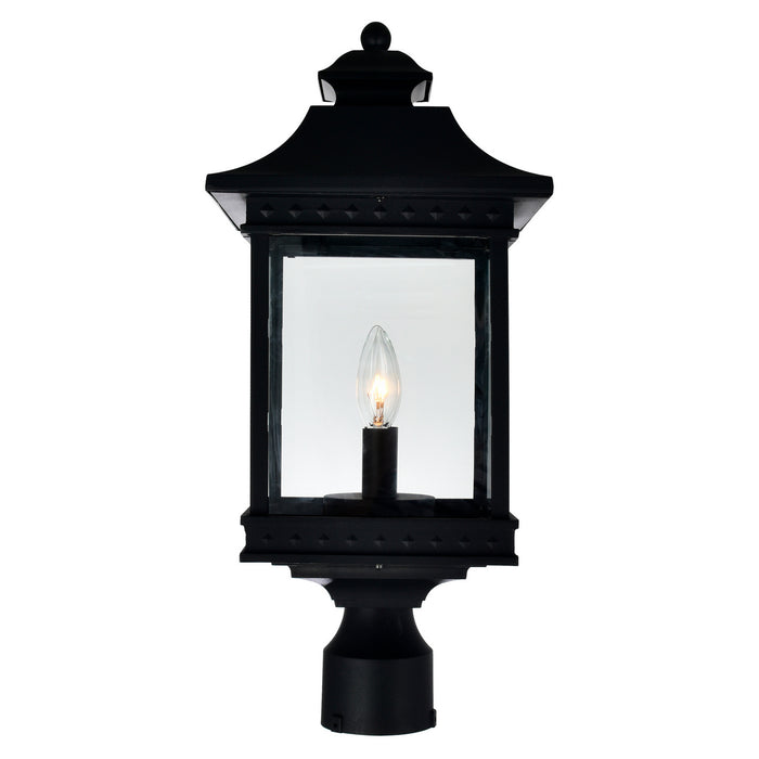 CWI Lighting 0416PT9-2-101 Cleveland Two Light Outdoor Lantern Head Black Alt 4.jpg