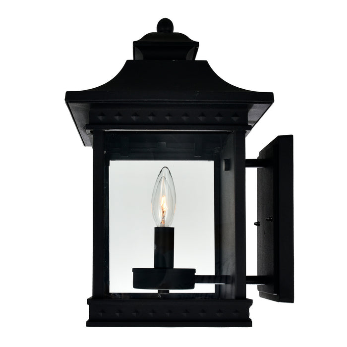 CWI Lighting 0416W9-A-2-101 Cleveland Two Light Outdoor Wall Lantern Black Alt 2.jpg