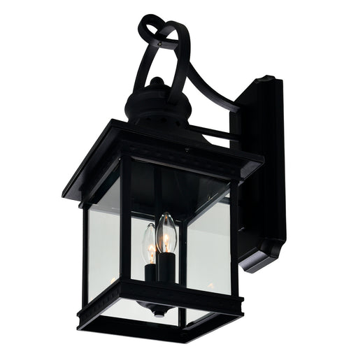 CWI Lighting 0416W9-B-2-101 Cleveland Two Light Outdoor Wall Lantern, Black Alternate Image.jpg