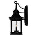 CWI Lighting 0416W9-B-2-101 Cleveland Two Light Outdoor Wall Lantern, Black Alternate Image 3.jpg