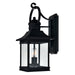 CWI Lighting 0416W9-B-2-101 Cleveland Two Light Outdoor Wall Lantern, Black Alternate Image 4.jpg