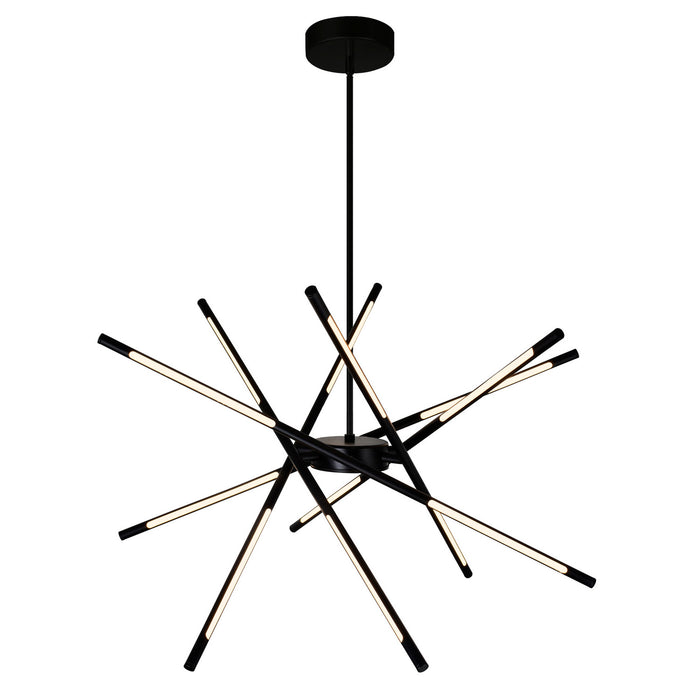 CWI Lighting 1375P31-6-101 Oskil LED Chandelier Black Alt 2.jpg