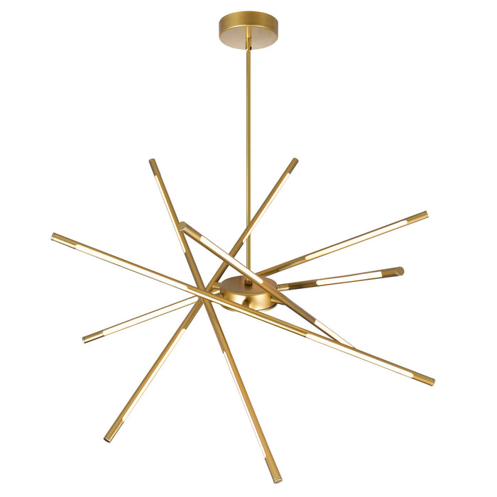 CWI Lighting 1375P31-6-602 Oskil LED Chandelier Satin Gold Alt 2.jpg