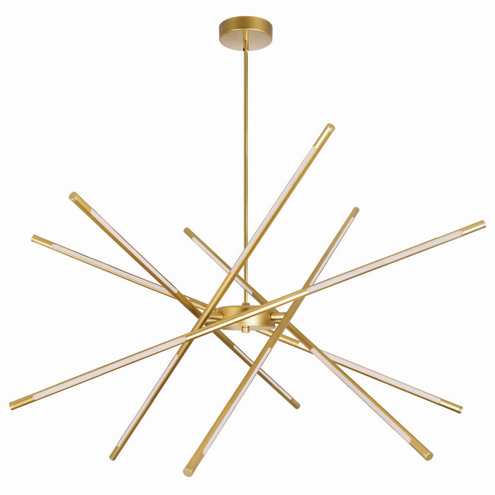 CWI Lighting 1375P43-6-602 Oskil LED Chandelier Satin Gold Alt 1.jpg