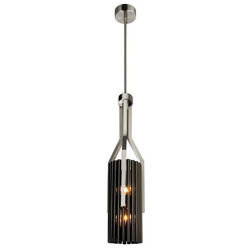 CWI Lighting 1583P8-6-612 Fermont LED Mini Pendant Satin Nickel & Pearl Black Alt 1.jpg