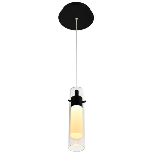 CWI Lighting 1606P5-1-101 Olinda LED Mini Pendant Black Alt 1.jpg