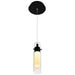 CWI Lighting 1606P5-1-101 Olinda LED Mini Pendant Black Alt 1.jpg