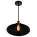 CWI Lighting 9605P12-1-101-B Brave One Light Mini Pendant Black Alt 1.jpg