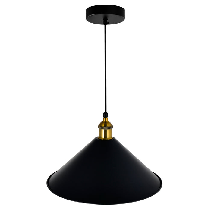 CWI Lighting 9605P12-1-101-B Brave One Light Mini Pendant Black Alt 2.jpg