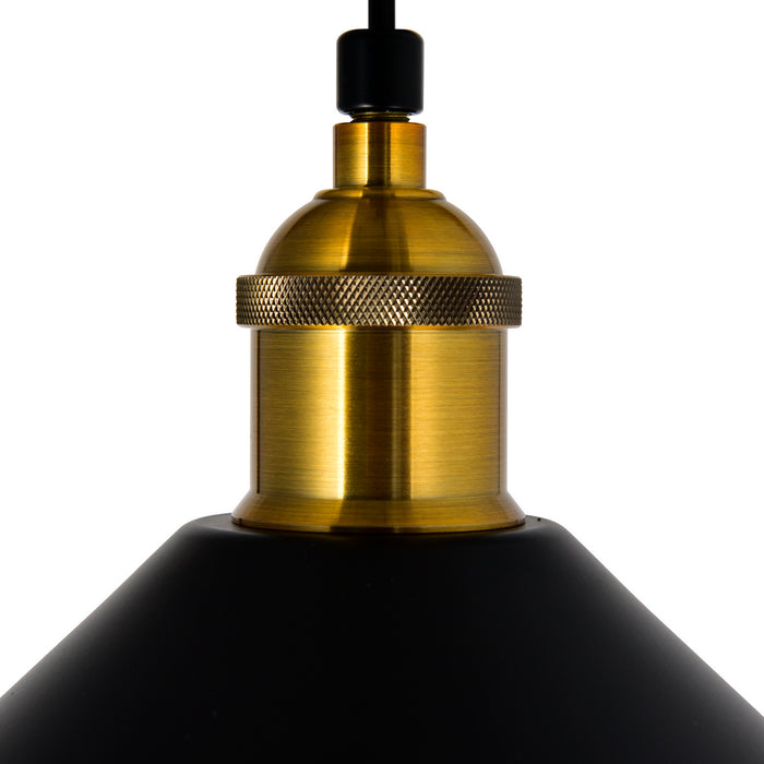 CWI Lighting 9605P12-1-101-B Brave One Light Mini Pendant Black Alt 4.jpg