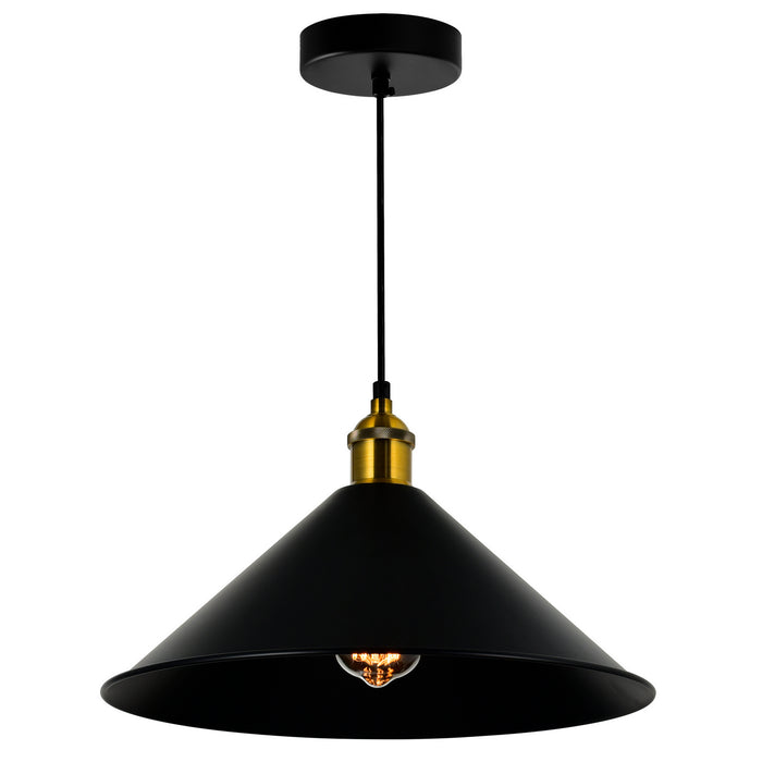 CWI Lighting 9605P14-1-101-B Brave One Light Mini Pendant Black Alt 2.jpg