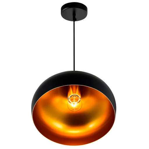 CWI Lighting 9633P13-1-101 Dynamic One Light Pendant Black Alt 1.jpg