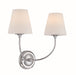 Crystorama 2442-OP-CH Sylvan Two Light Wall Sconce Polished Chrome Alternate Image 2.jpg