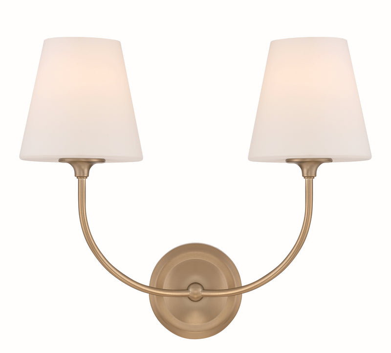 Crystorama 2442-OP-VG Sylvan Two Light Wall Sconce Vibrant Gold Alternate Image.jpg