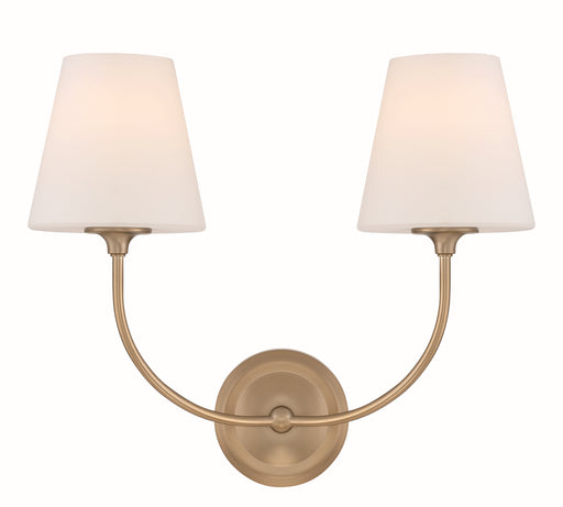 Crystorama 2442-OP-VG Sylvan Two Light Wall Sconce Vibrant Gold Alternate Image.jpg