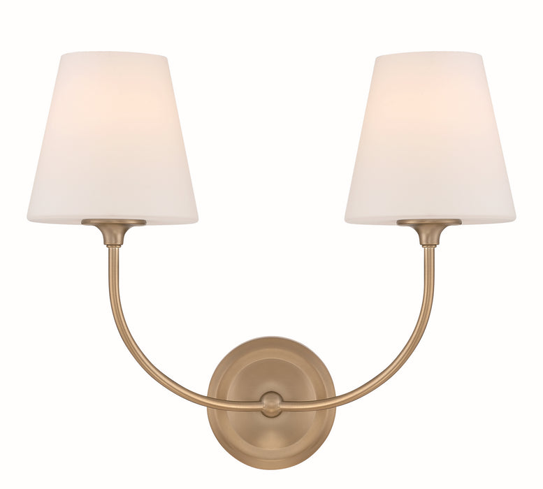 Crystorama 2442-OP-VG Sylvan Two Light Wall Sconce Vibrant Gold Alternate Image.jpg