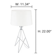 Eglo USA 39181A Camporale LED Table Lamp Chrome Alternate Image.jpg