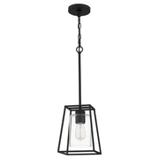 Quoizel PRC1508MBK Prescott One Light Mini Pendant, Matte Black Alternate Image.jpg
