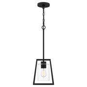Quoizel PRC1508MBK Prescott One Light Mini Pendant, Matte Black Alternate Image 2.jpg