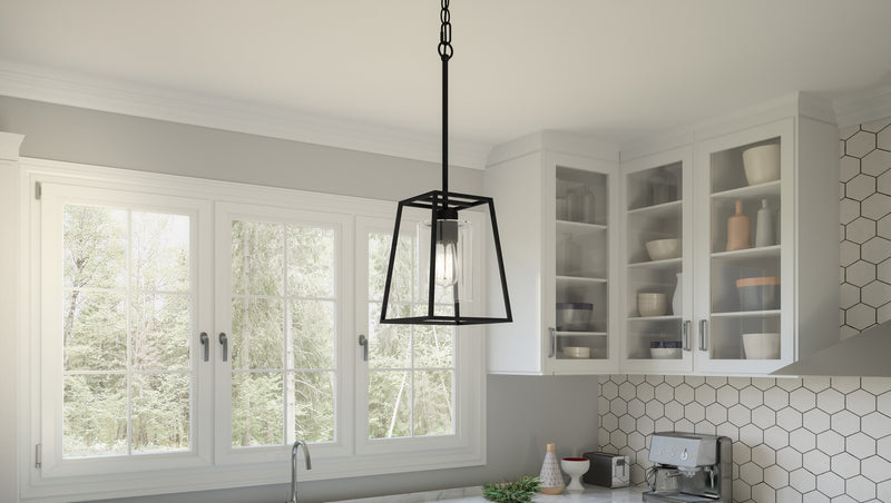 Quoizel PRC1508MBK Prescott One Light Mini Pendant, Matte Black Alternate Image 7.jpg