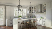 Quoizel PRC2818MBK Prescott Four Light Pendant, Matte Black Alternate Image 6.jpg