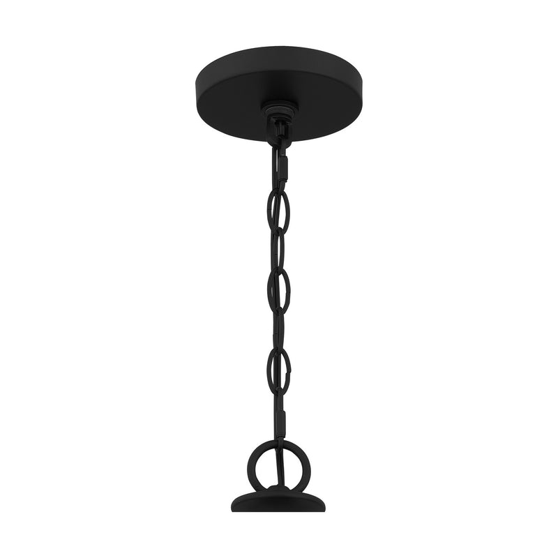 Quoizel PRC5026MBK Prescott Five Light Chandelier, Matte Black Alternate Image.jpg