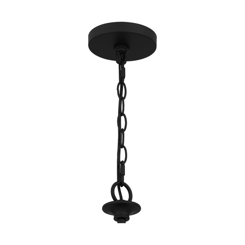 Quoizel PRC5232MBK Prescott Nine Light Chandelier, Matte Black Alternate Image.jpg