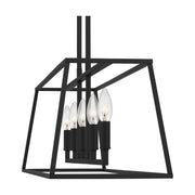 Quoizel PRC536MBK Prescott Five Light Island Chandelier, Matte Black Alternate Image 4.jpg