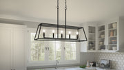 Quoizel PRC536MBK Prescott Five Light Island Chandelier, Matte Black Alternate Image 8.jpg