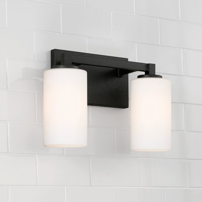 Capital Lighting 119821BI-545 Ravenwood Two Light Vanity, Black Iron Alternate Image 2.jpg