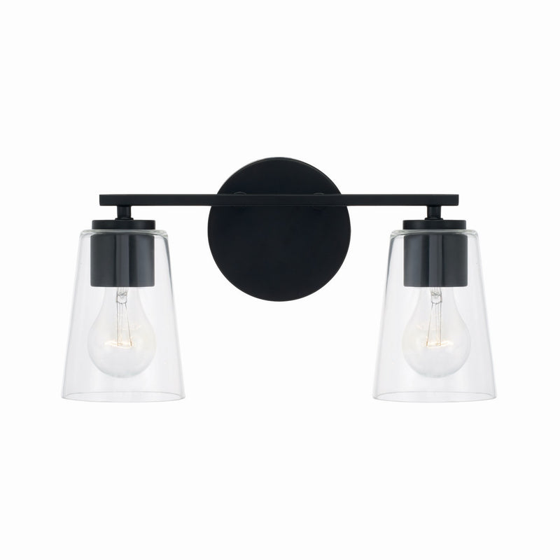 Capital Lighting 148621MB-537 Portman Two Light Vanity, Matte Black Alternate Image.jpg
