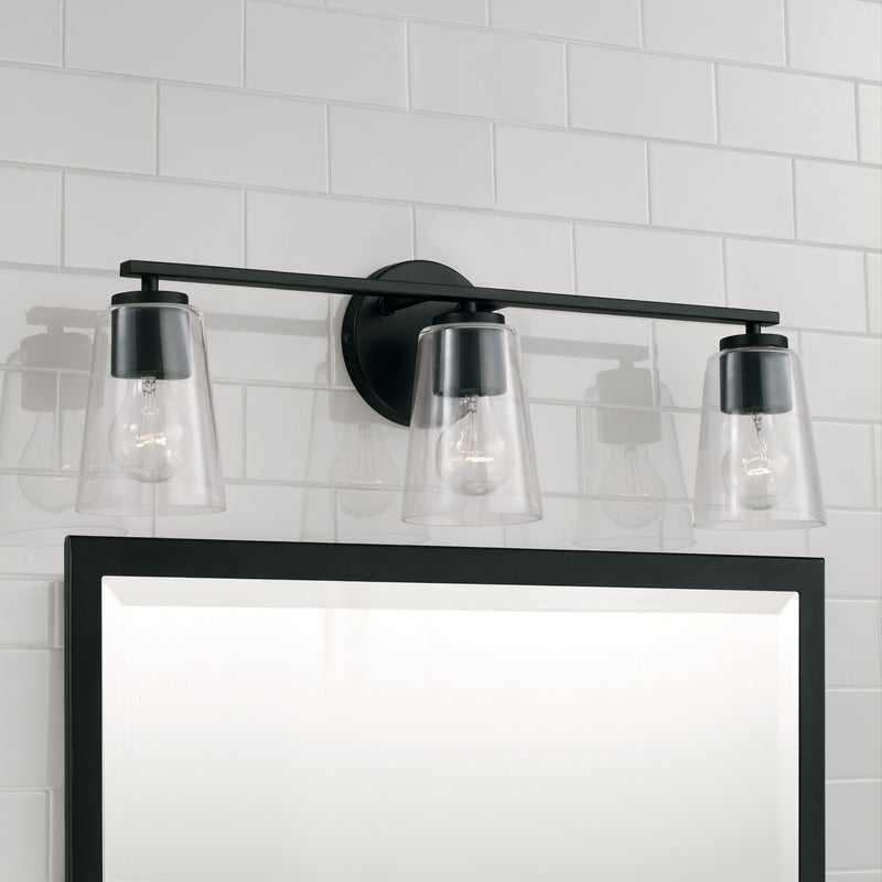 Capital Lighting 148631MB-537 Portman Three Light Vanity, Matte Black Alternate Image 3.jpg