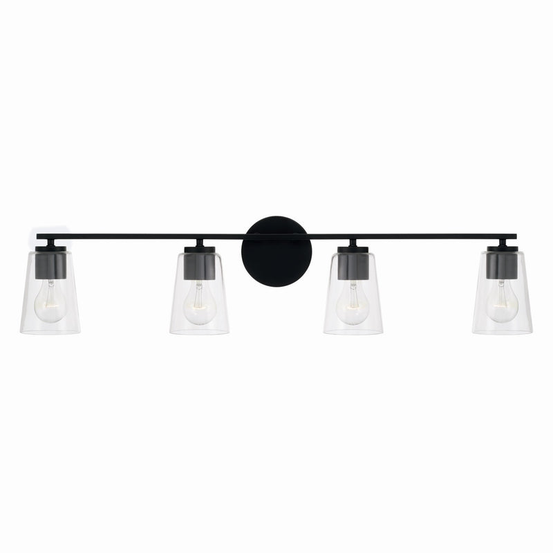 Capital Lighting 148641MB-537 Portman Four Light Vanity, Matte Black Alternate Image.jpg