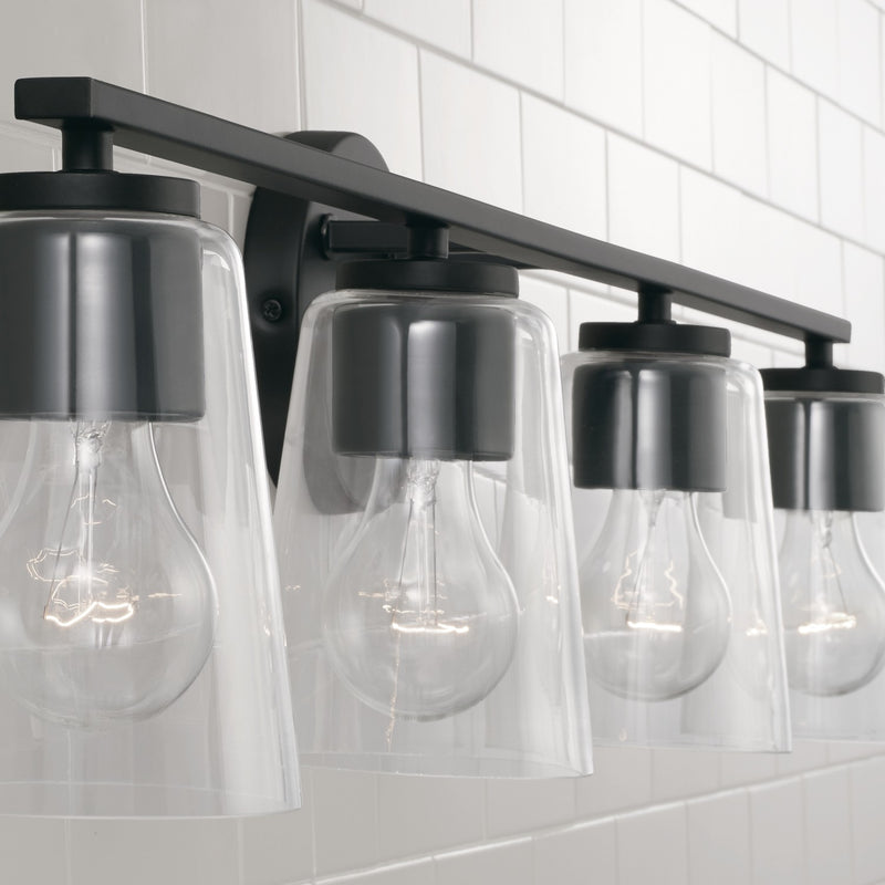 Capital Lighting 148641MB-537 Portman Four Light Vanity, Matte Black Alternate Image 4.jpg