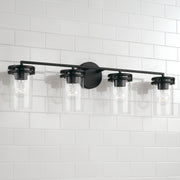 Capital Lighting 148741MB-539 Fuller Four Light Vanity, Matte Black Alternate Image 3.jpg
