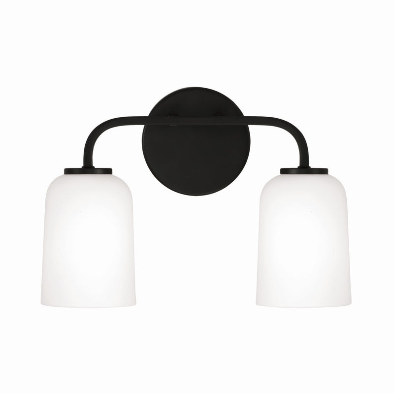 Capital Lighting 148821MB-542 Lawson Two Light Vanity, Matte Black Alternate Image.jpg