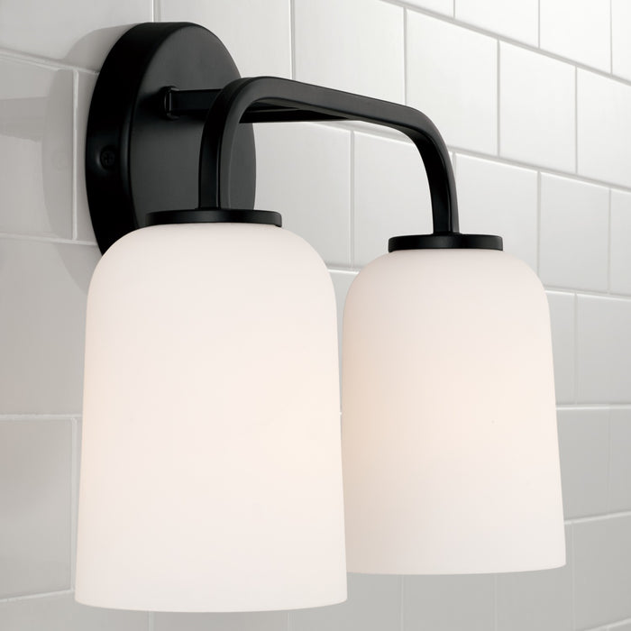 Capital Lighting 148821MB-542 Lawson Two Light Vanity, Matte Black Alternate Image 4.jpg