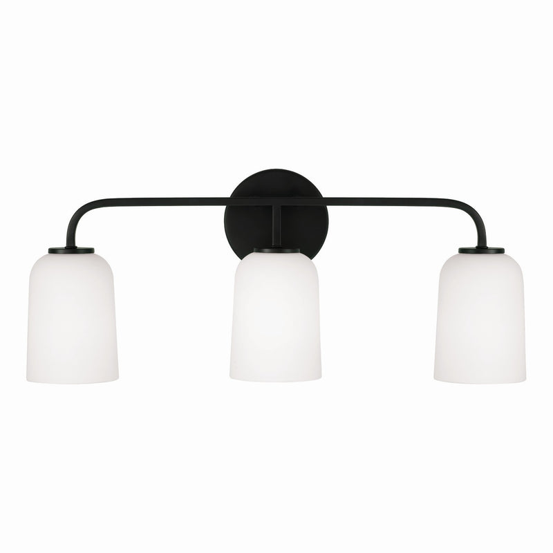 Capital Lighting 148831MB-542 Lawson Three Light Vanity, Matte Black Alternate Image.jpg