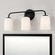 Capital Lighting 148831MB-542 Lawson Three Light Vanity, Matte Black Alternate Image 3.jpg