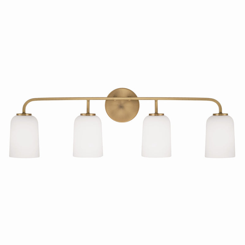 Capital Lighting 148841AD-542 Lawson Four Light Vanity, Aged Brass Alternate Image.jpg