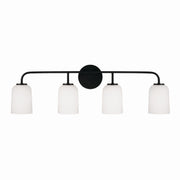 Capital Lighting 148841MB-542 Lawson Four Light Vanity, Matte Black Alternate Image.jpg